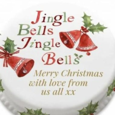 Jingle Bells Christmas Cake